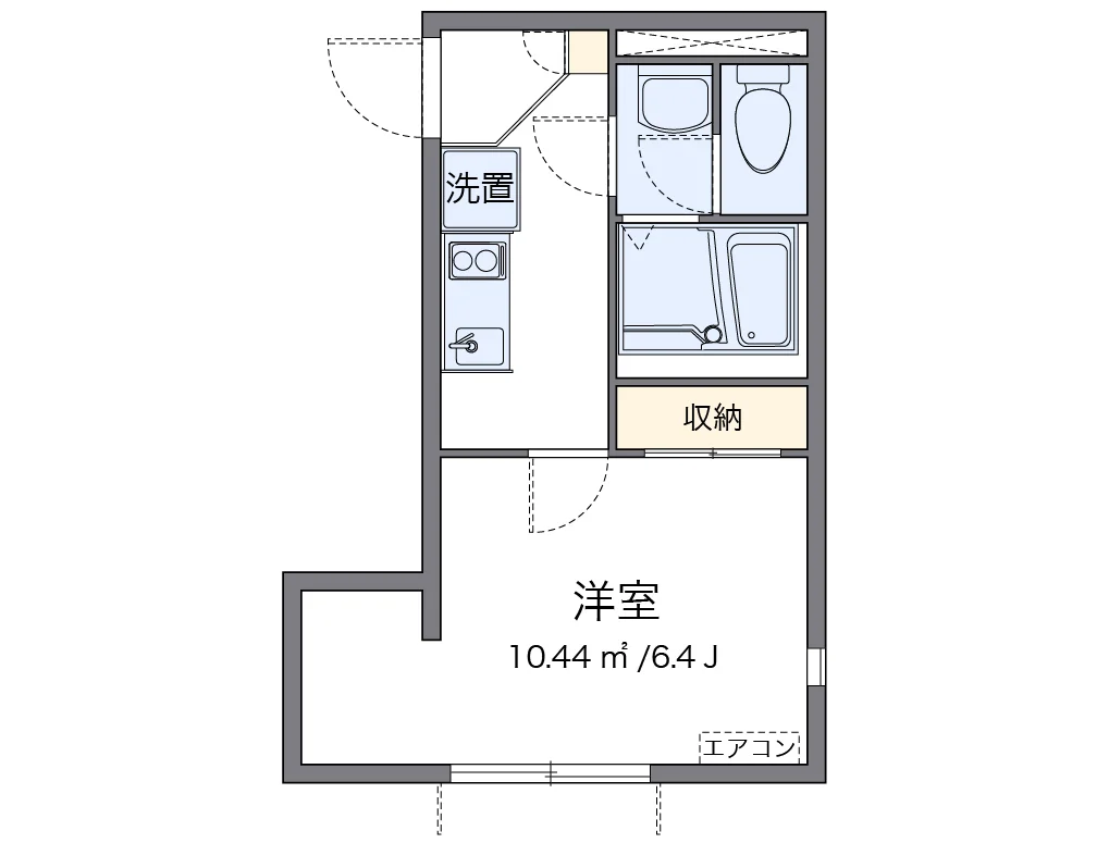 代表的な間取のため実際の間取とは異なる場合があります