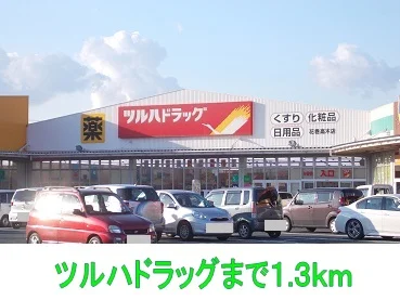 ツルハドラッグまで1300m