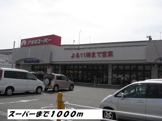 アオキスーパーまで1000m