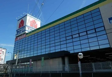 ヤマダ電機まで1200m