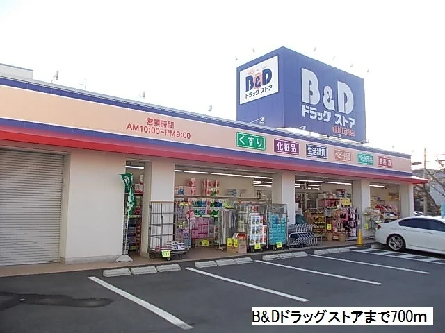 Ｂ＆Ｄドラッグストアまで700m