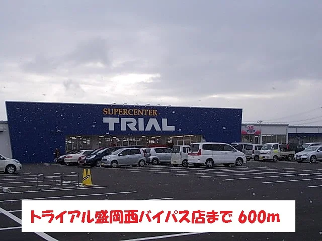 トライアル盛岡西バイパス店まで600m