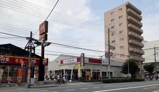 スシロー東淀川2号店様まで100m