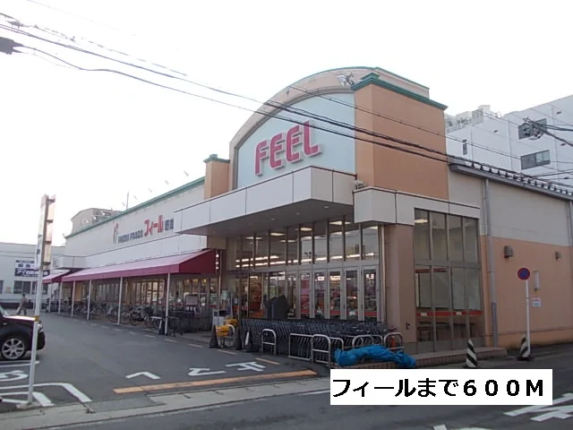 フィールまで600m