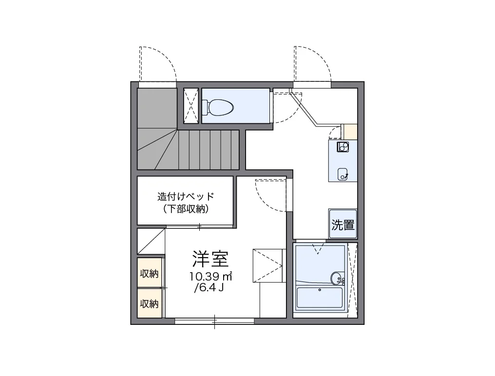 代表的な間取のため実際の間取とは異なる場合があります