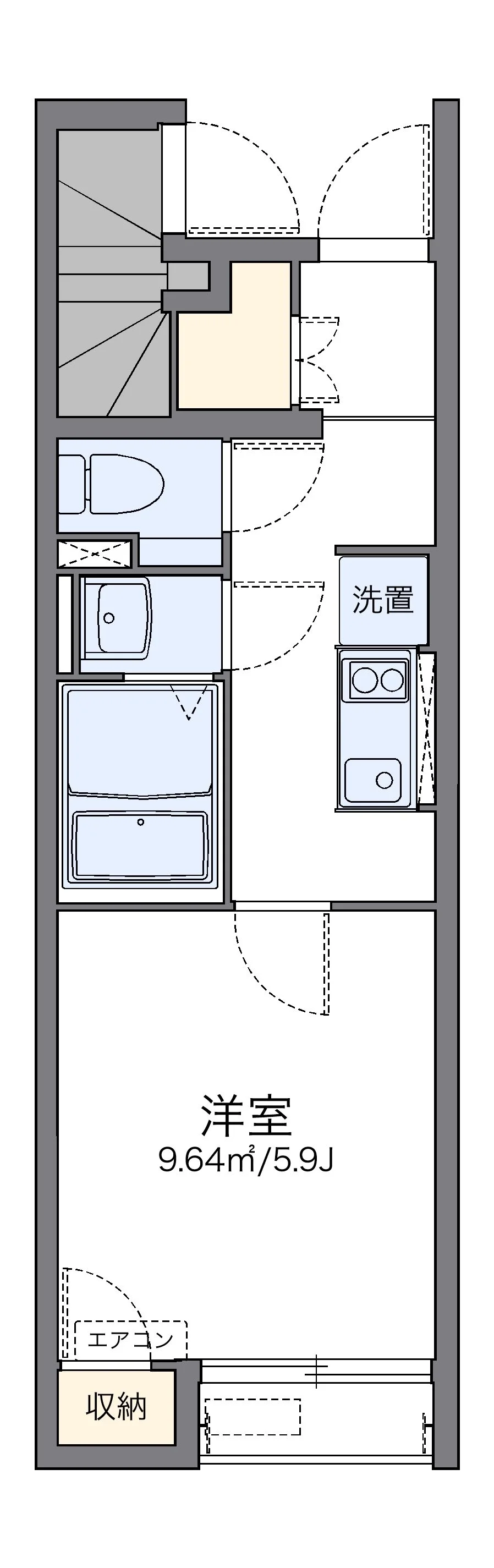 代表的な間取のため実際の間取とは異なる場合があります