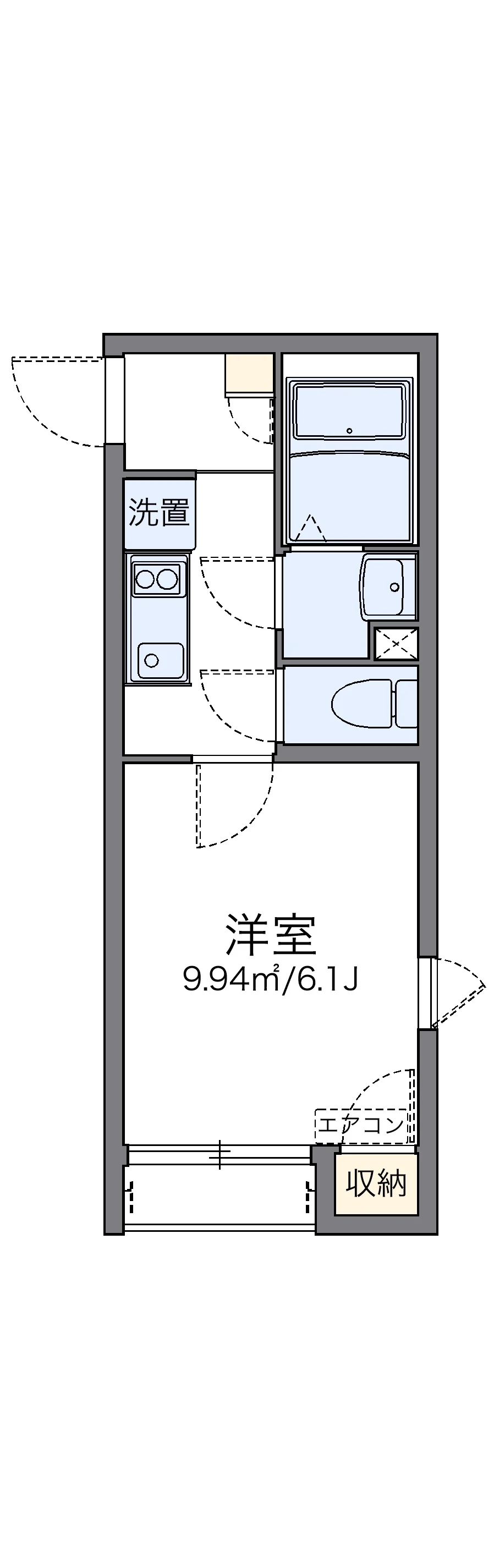 代表的な間取のため実際の間取とは異なる場合があります