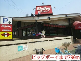 ビッグボーイまで790m