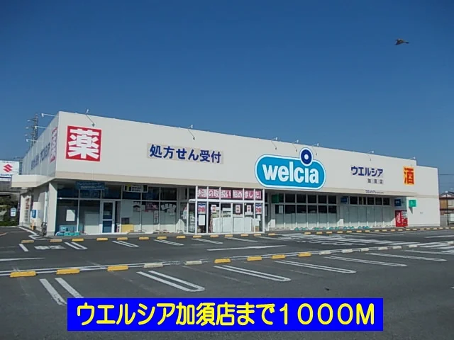 ウエルシア加須店まで1000m