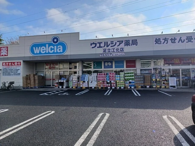 ウエルシア足立江北店まで95m