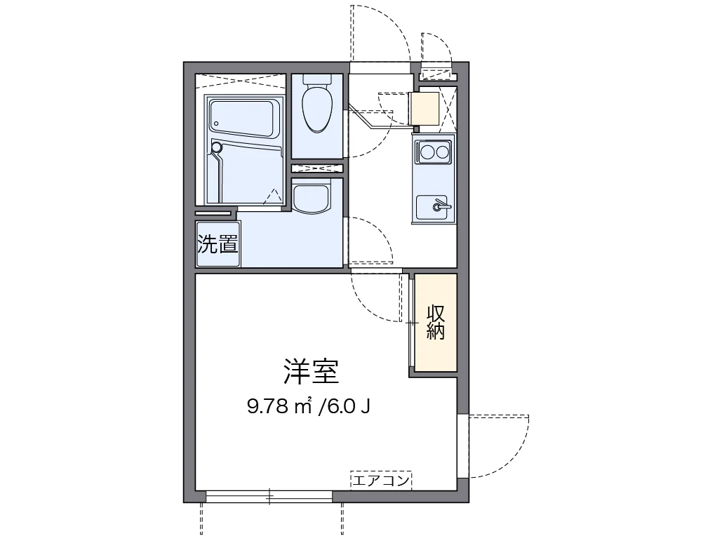 代表的な間取のため実際の間取とは異なる場合があります