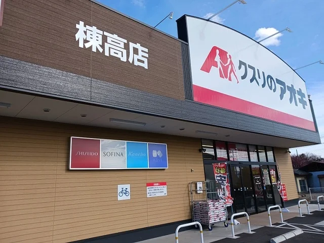 クスリのアオキ棟高店まで900m