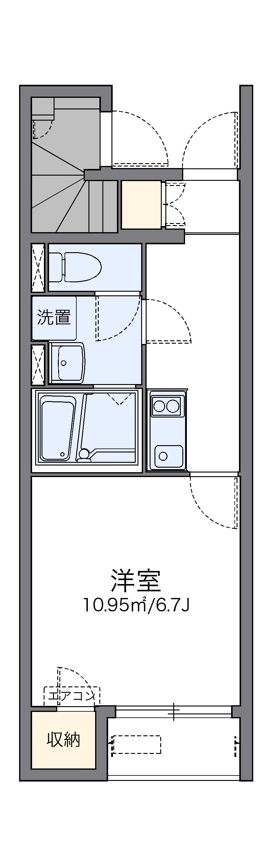 代表的な間取のため実際の間取とは異なる場合があります