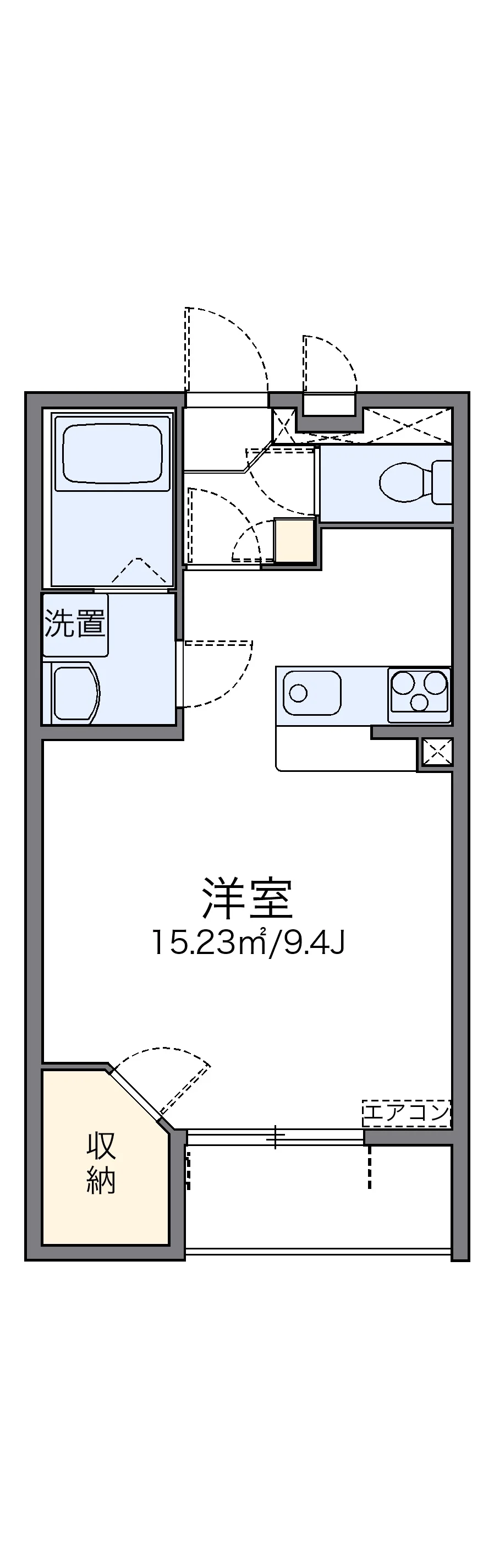 代表的な間取のため実際の間取とは異なる場合があります