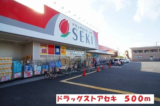 ドラッグストアセキまで500m