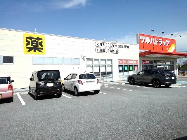 ツルハドラッグ市川大門店まで700m