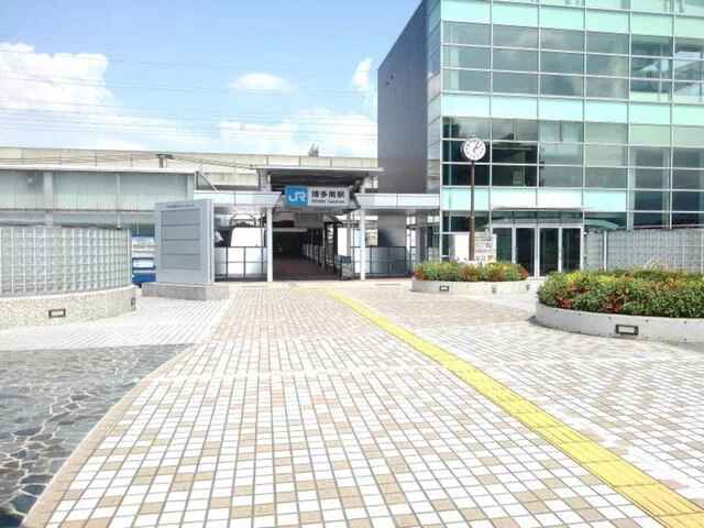 JR博多南線　博多南駅まで1200m