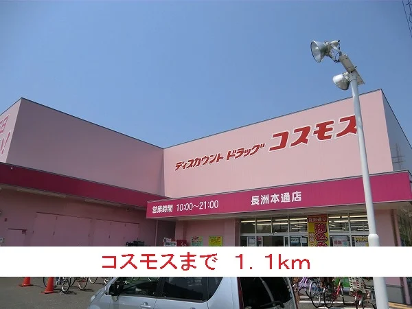 コスモスまで1100m
