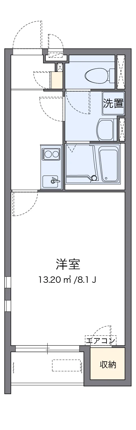 代表的な間取のため実際の間取とは異なる場合があります