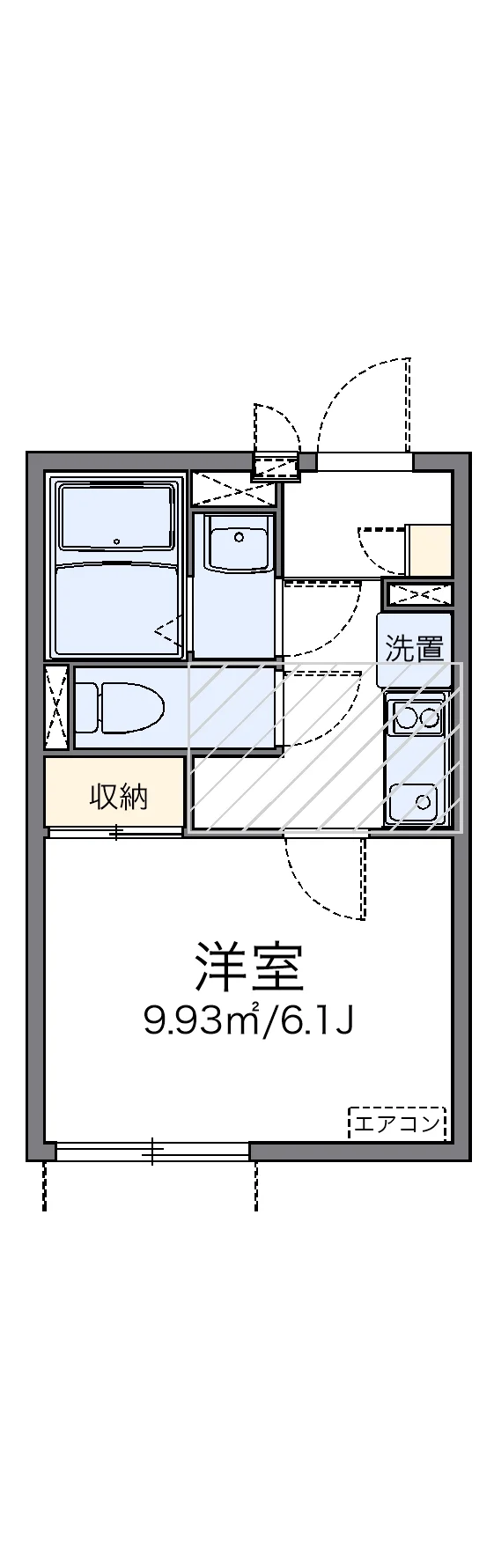 代表的な間取のため実際の間取とは異なる場合があります