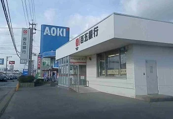 百五銀行まで3430m