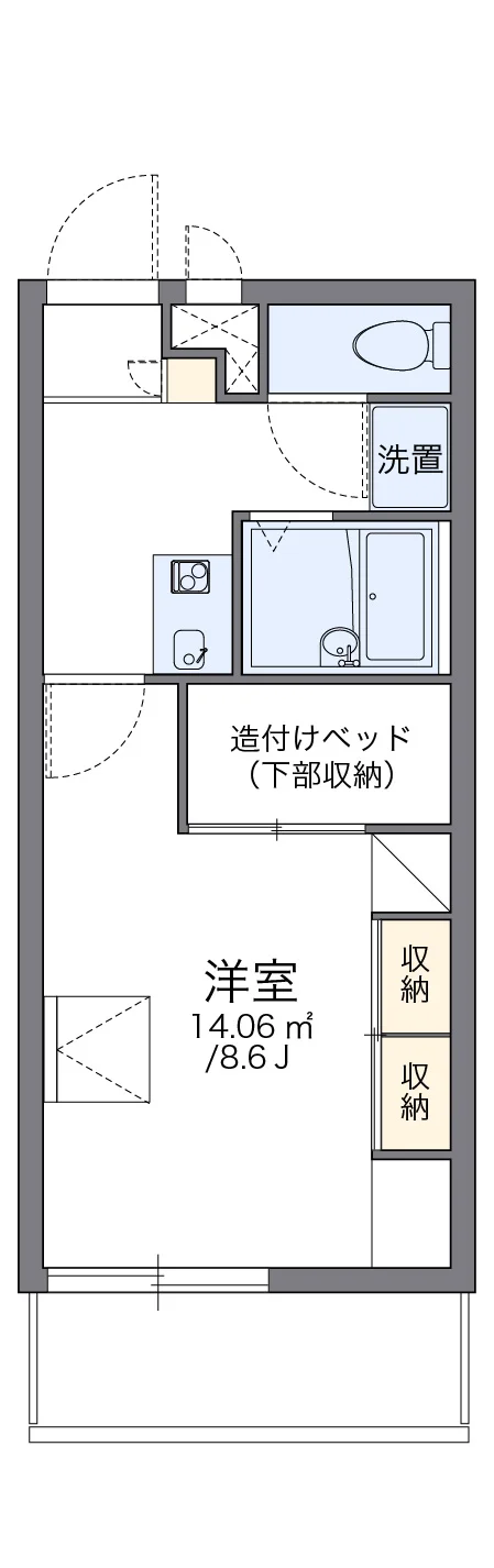 代表的な間取のため実際の間取とは異なる場合があります