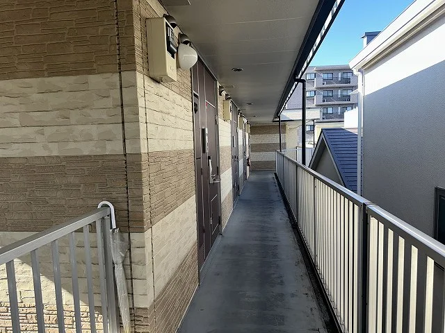 2階共用廊下です。