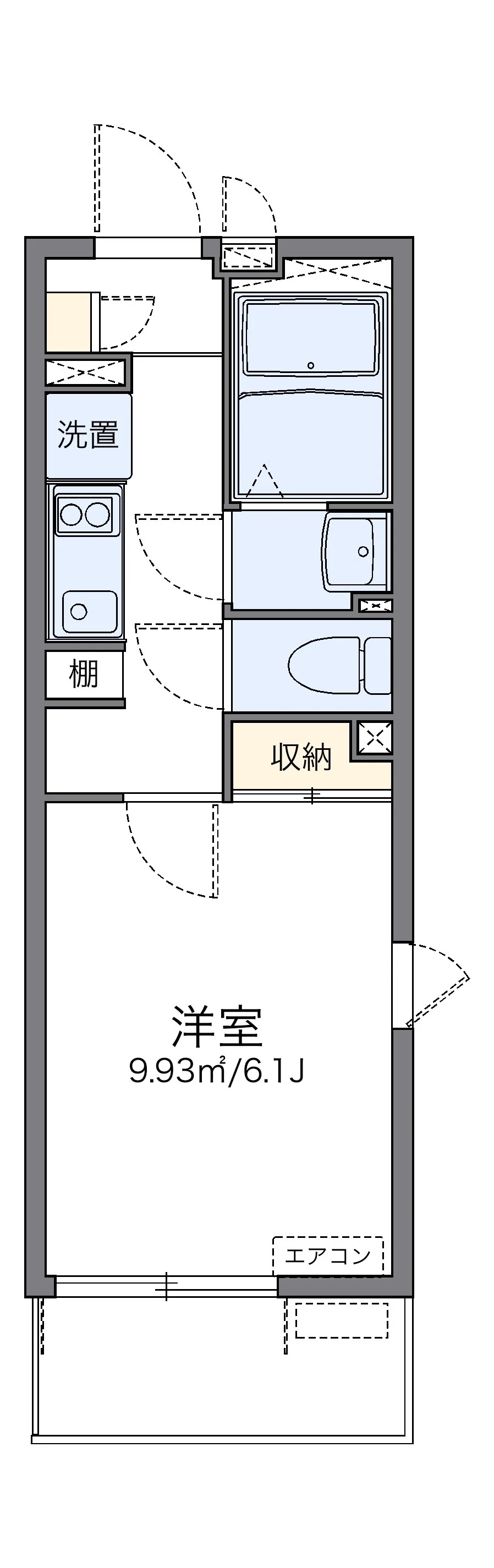 代表的な間取のため実際の間取とは異なる場合があります