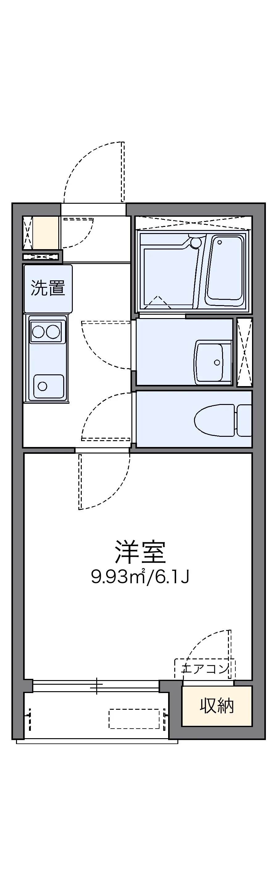 代表的な間取のため実際の間取とは異なる場合があります