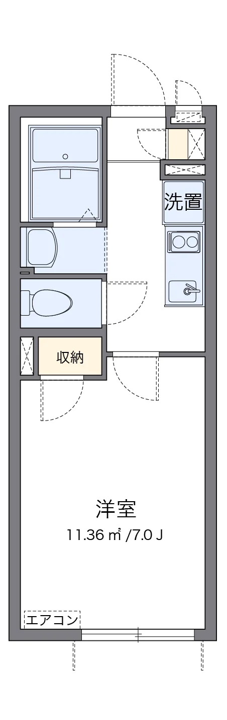 代表的な間取のため実際の間取とは異なる場合があります