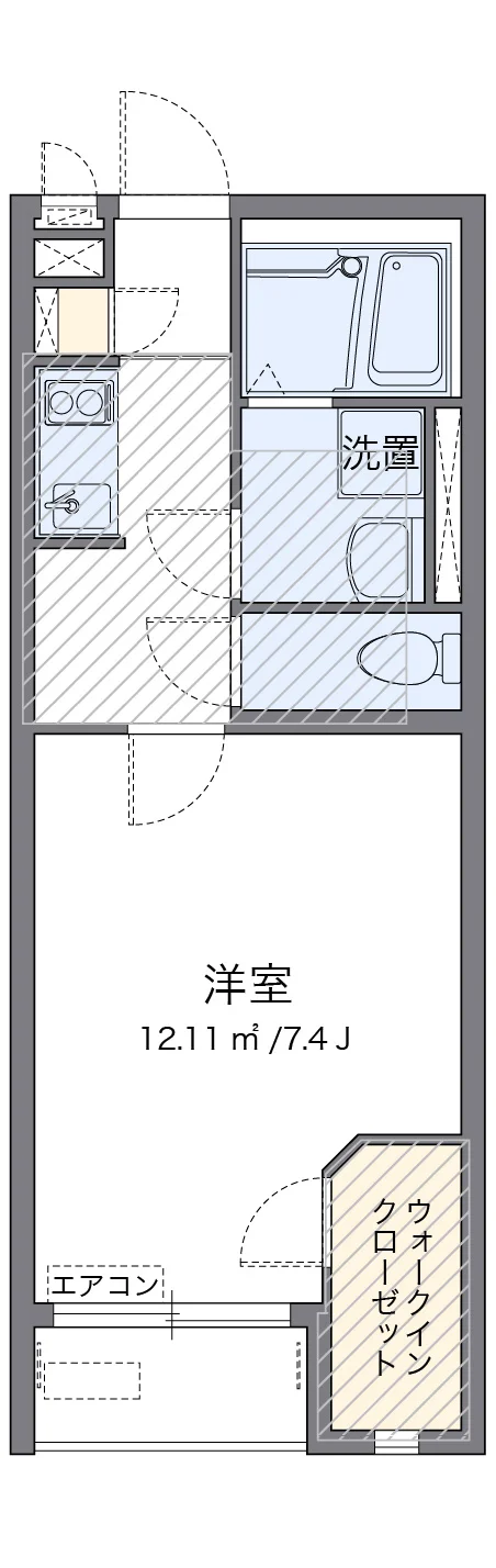 代表的な間取のため実際の間取とは異なる場合があります