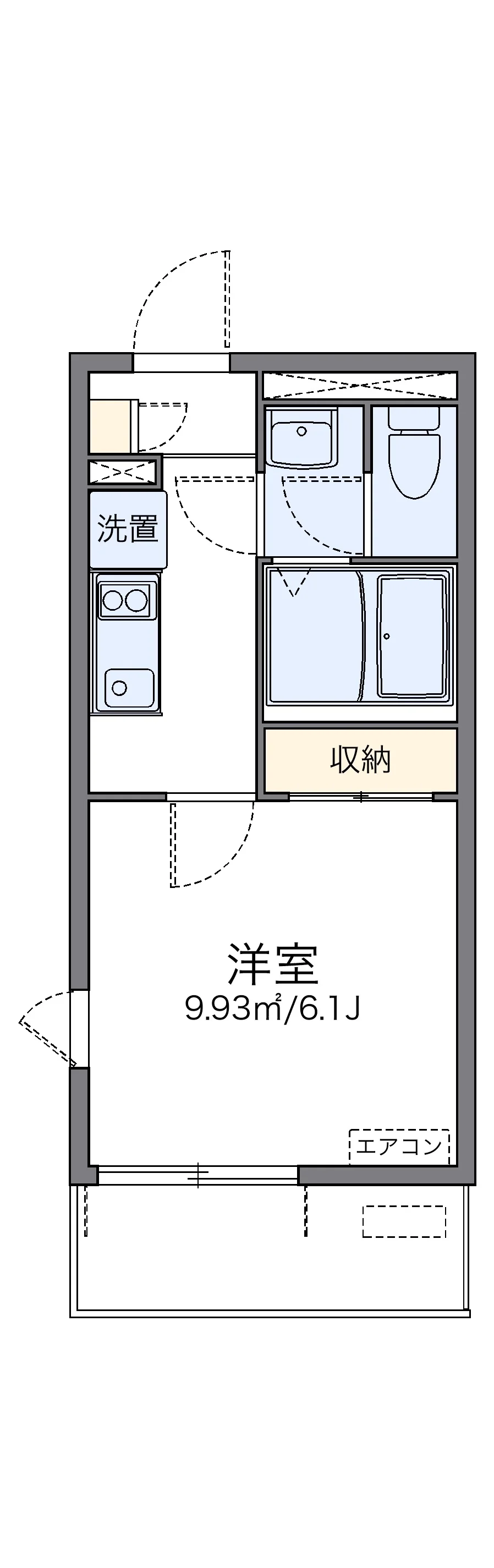 代表的な間取のため実際の間取とは異なる場合があります