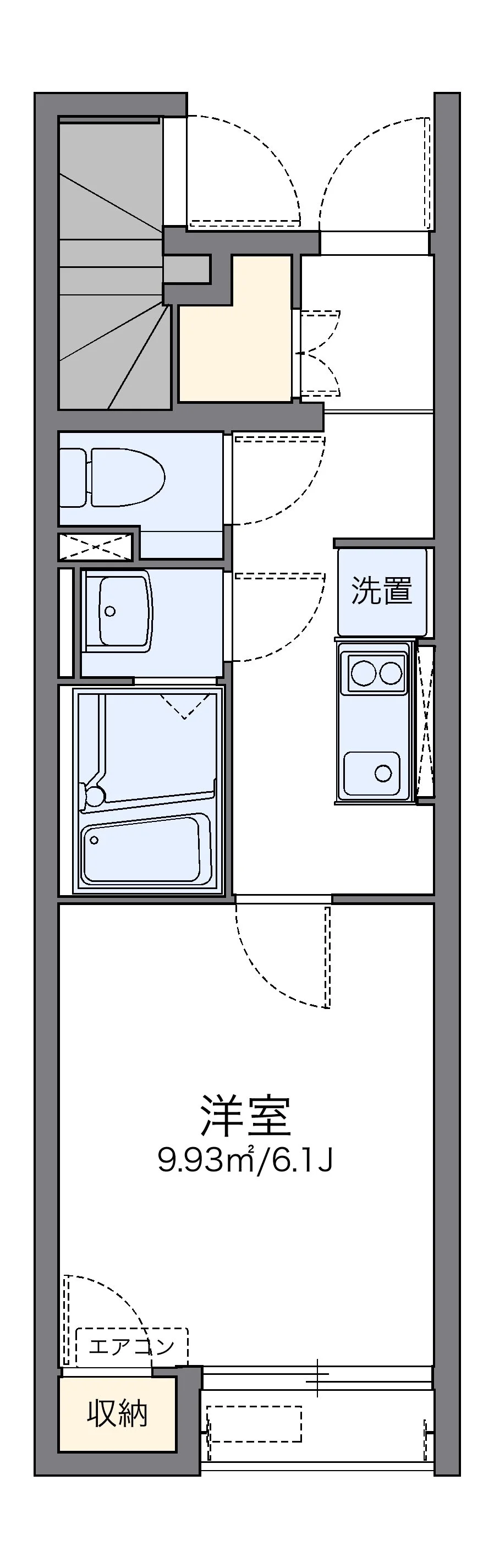 代表的な間取のため実際の間取とは異なる場合があります