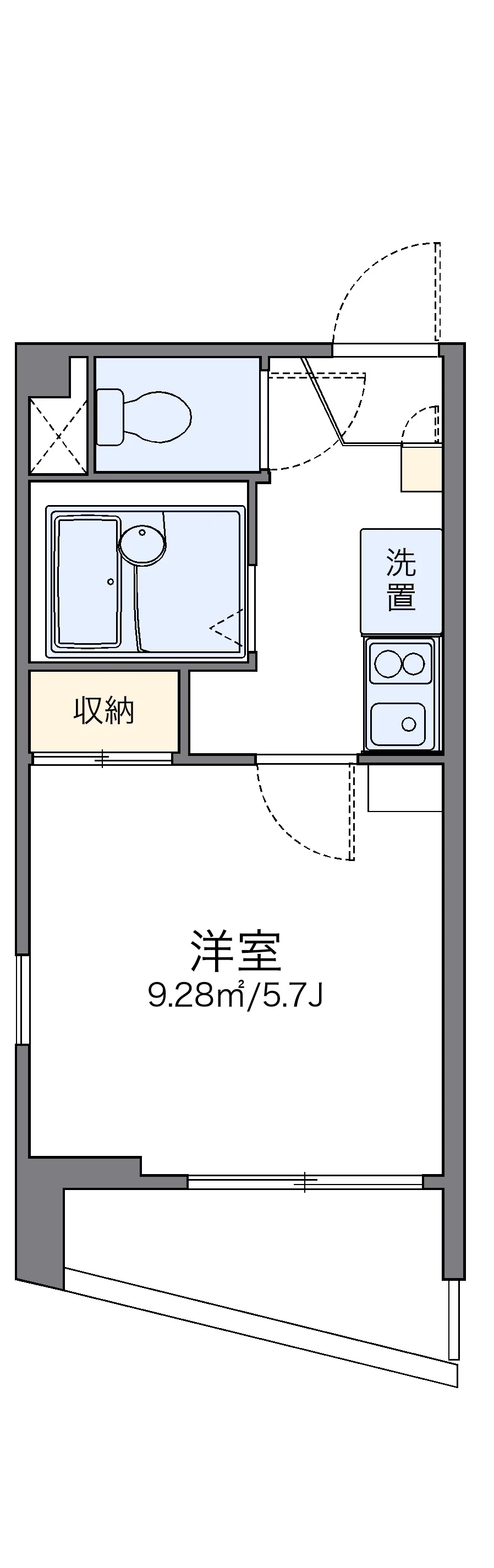 代表的な間取のため実際の間取とは異なる場合があります