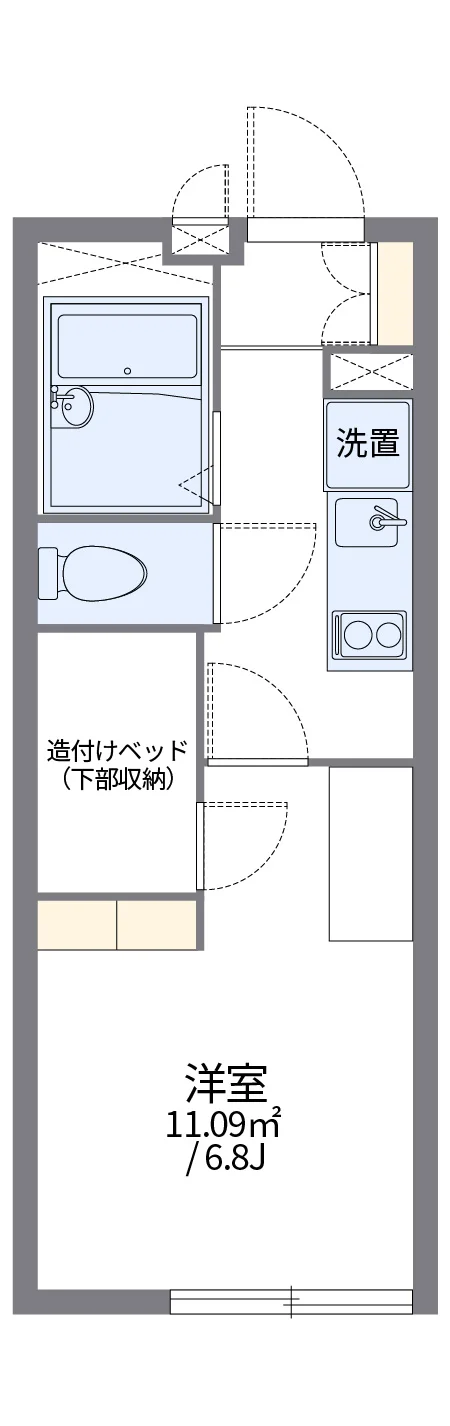 代表的な間取のため実際の間取とは異なる場合があります