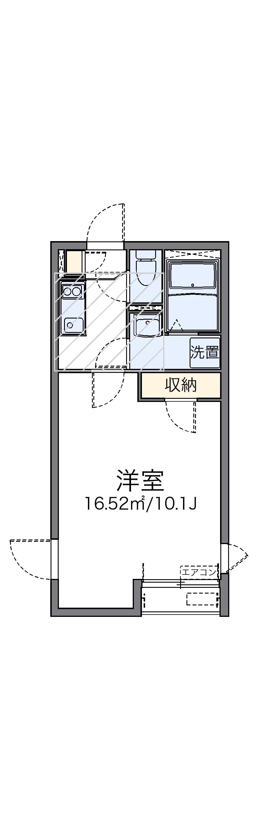 代表的な間取のため実際の間取とは異なる場合があります