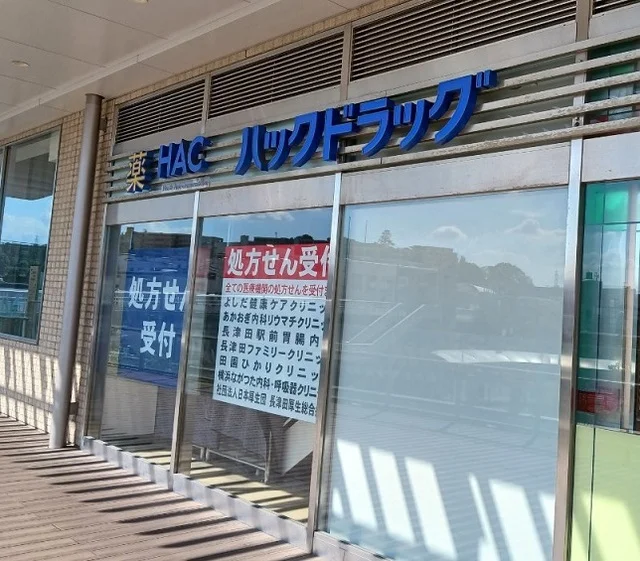 ハックドラッグ長津田駅北口店まで600m