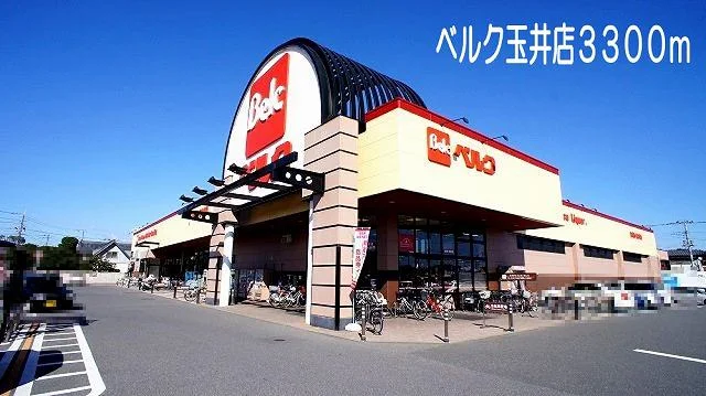 ベルク玉井店まで3300m