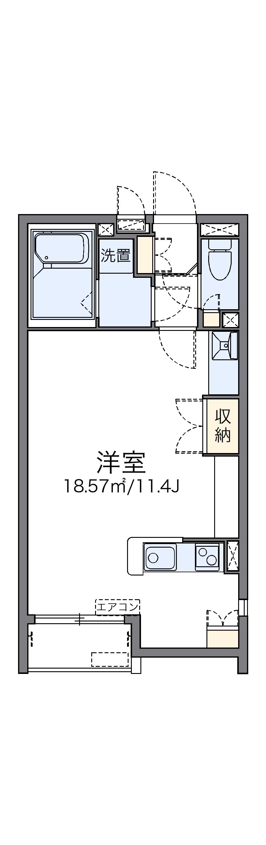 代表的な間取のため実際の間取とは異なる場合があります