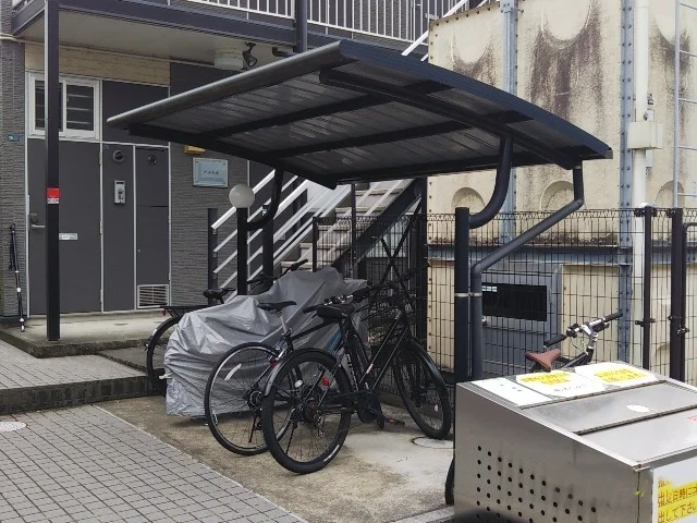 駐輪場です。