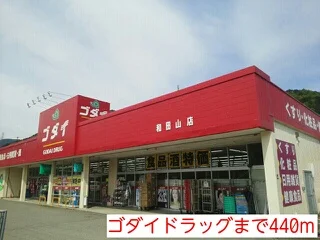 ゴダイドラッグまで440m