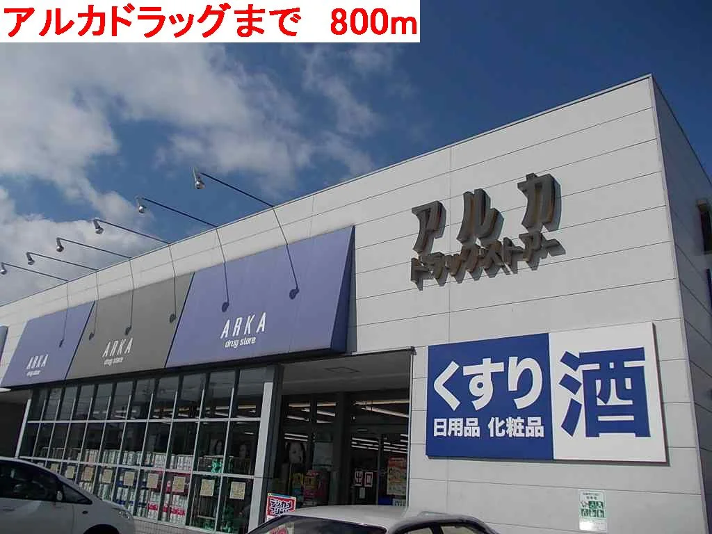 アルカドラッグまで800m
