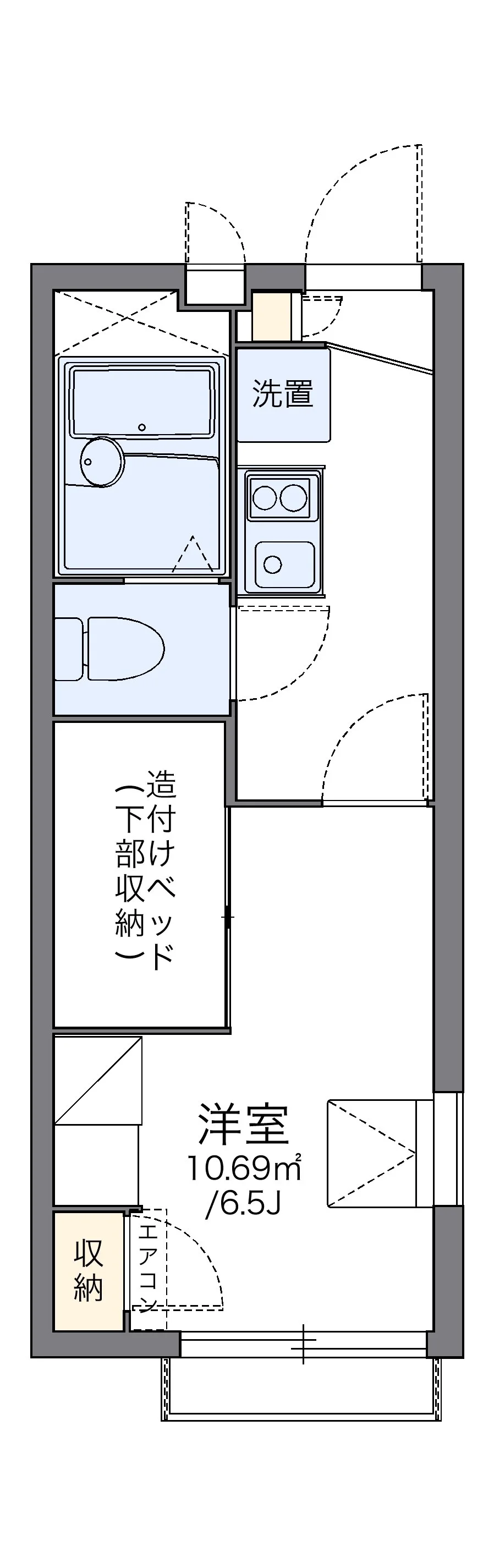 代表的な間取のため実際の間取とは異なる場合があります