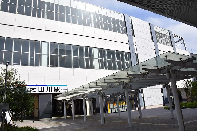 名鉄　太田川駅まで2100m