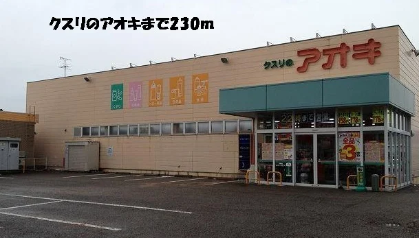 クスリのアオキまで230m