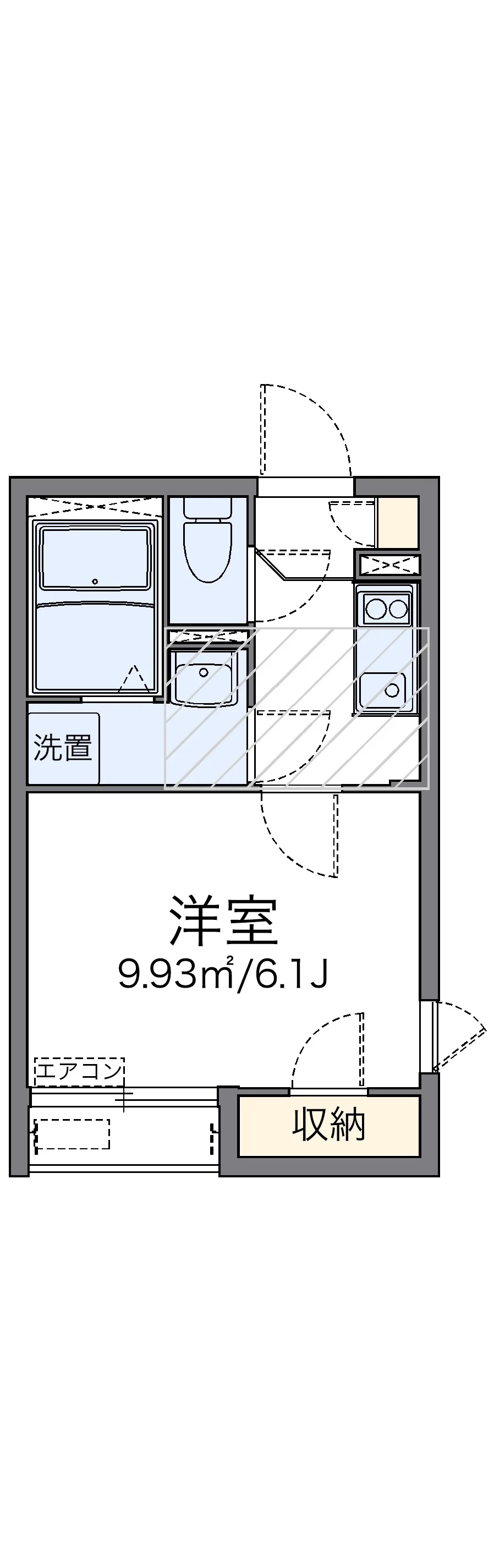 代表的な間取のため実際の間取とは異なる場合があります