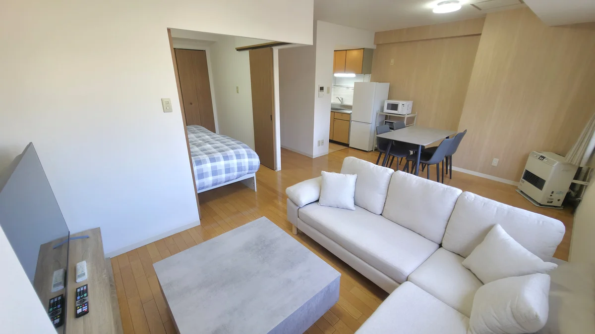 日当たり良好。広々快適なお部屋です。