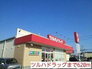 ツルハドラッグまで620m