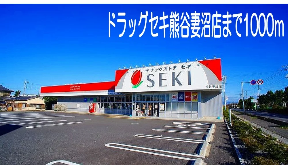 ドラッグストアセキまで1000m