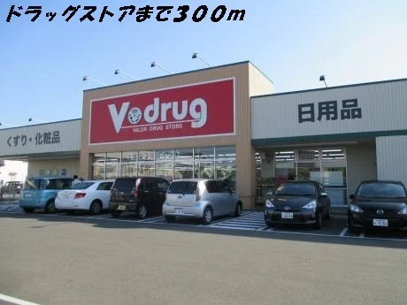 Ｖドラッグまで300m